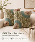 Hand Embroidered Cushion Covers
