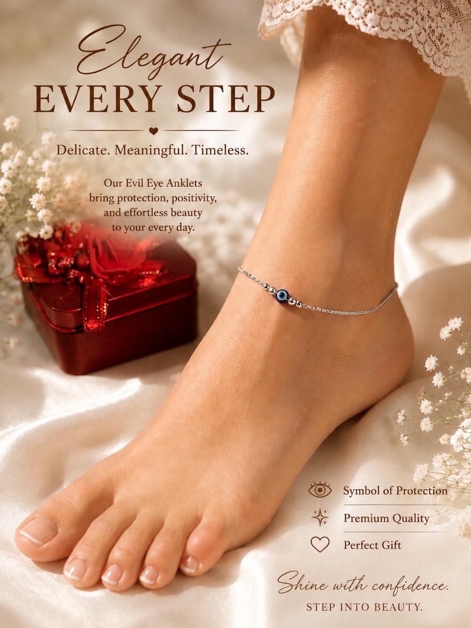 EVIL EYE ANKLETS
